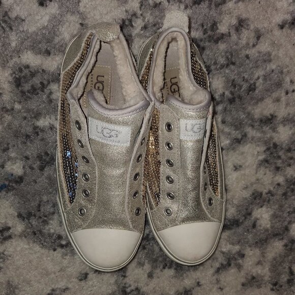 UGG Australia Womens Laela Sparkle Gold Sequin - Picture 7 of 13
